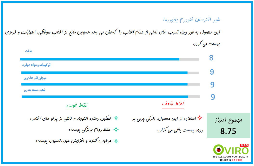 افترسان فتودرم بایودرما