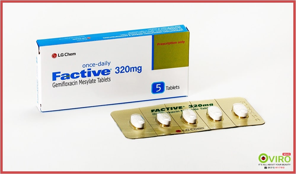 قرص فکتیو | Factive | قرص جمی فلوکساسین | gemifloxacin