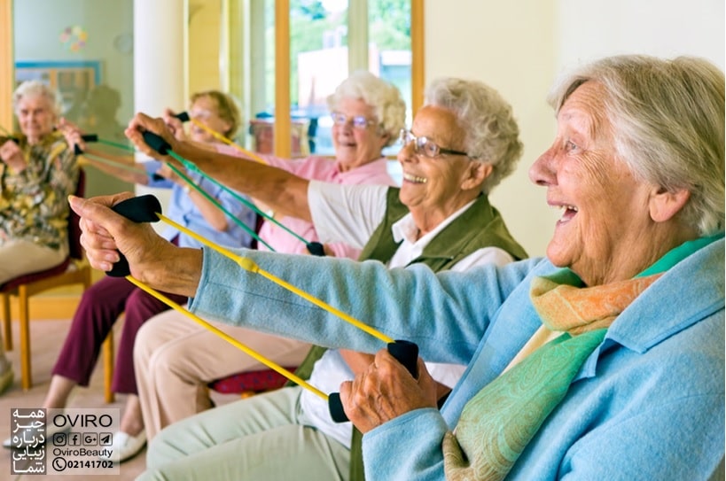 دستورالعمل فعالیت بدنی برای افراد مسن بالای 65 | تمرینات ورزشی متوسط - شدید - عضله ساز