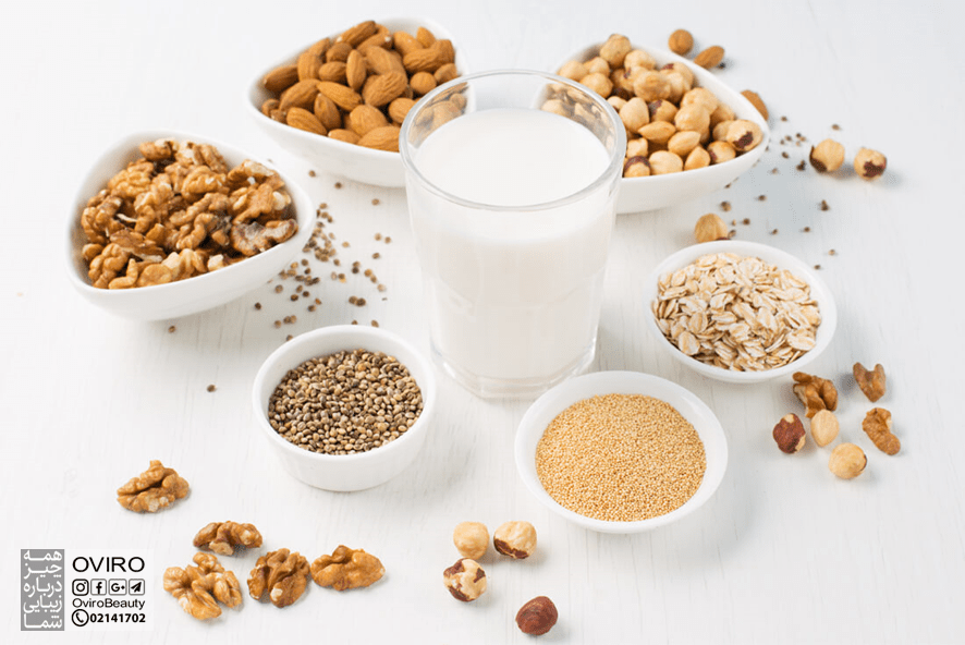 شیرهای گیاهی انواع فواید ارزش غذایی مقایسه با شیر گاو شیر سویا جو دوسر