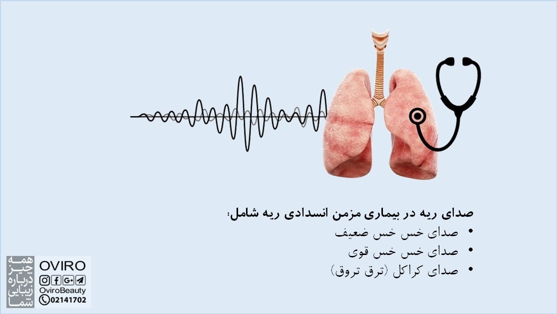 صدای ریه در COPD (بیماری مزمن انسدادی ریه) | علت خس خس ریه و علائم COPD